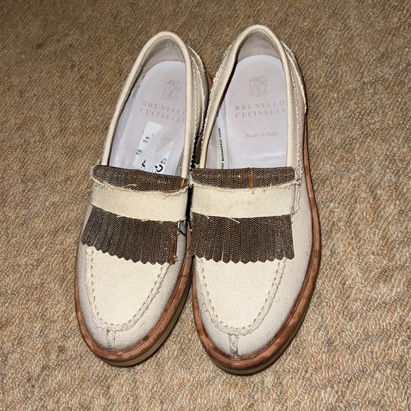 Brunello Cucinelli Beaded Fringe Loafer - Picture 2 of 5